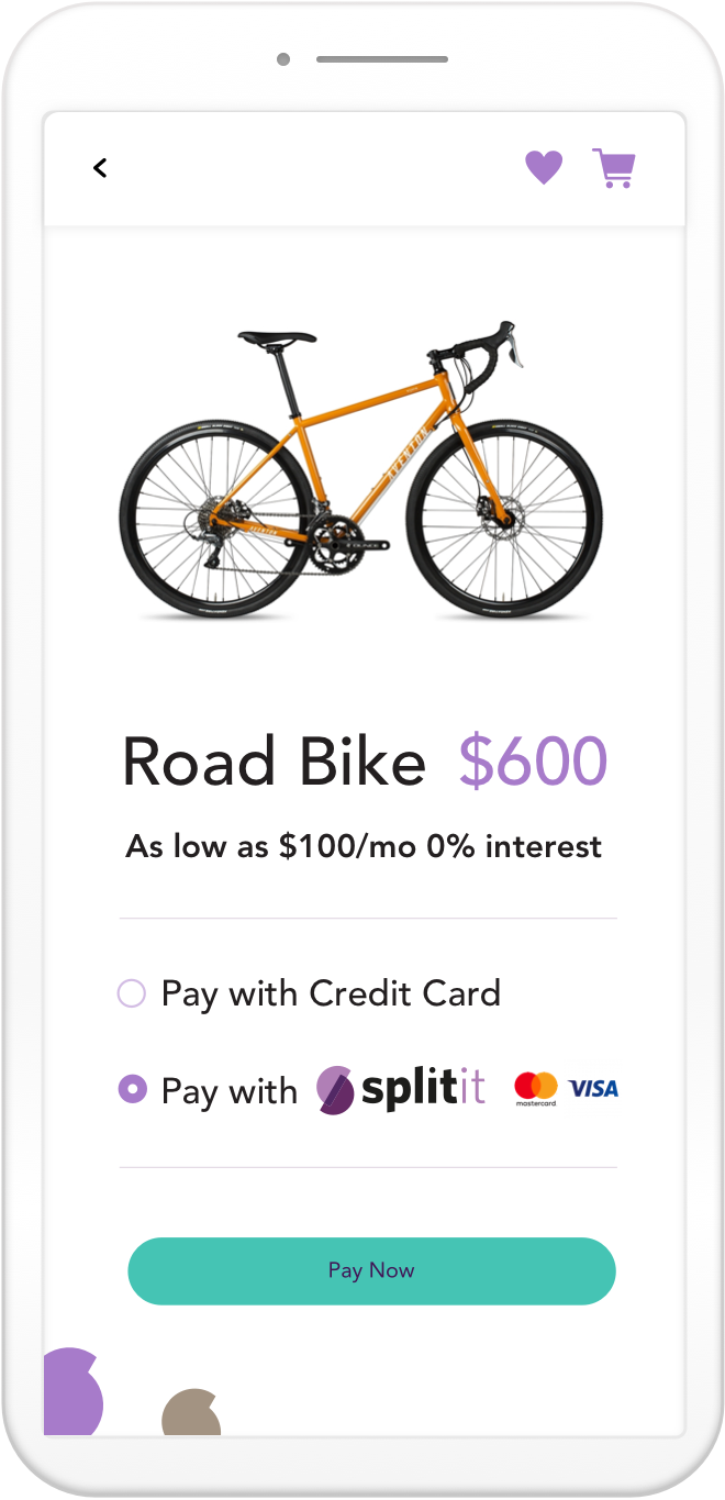 Splitit makes it easy for businesses to give shoppers the option to split online purchases into installments.